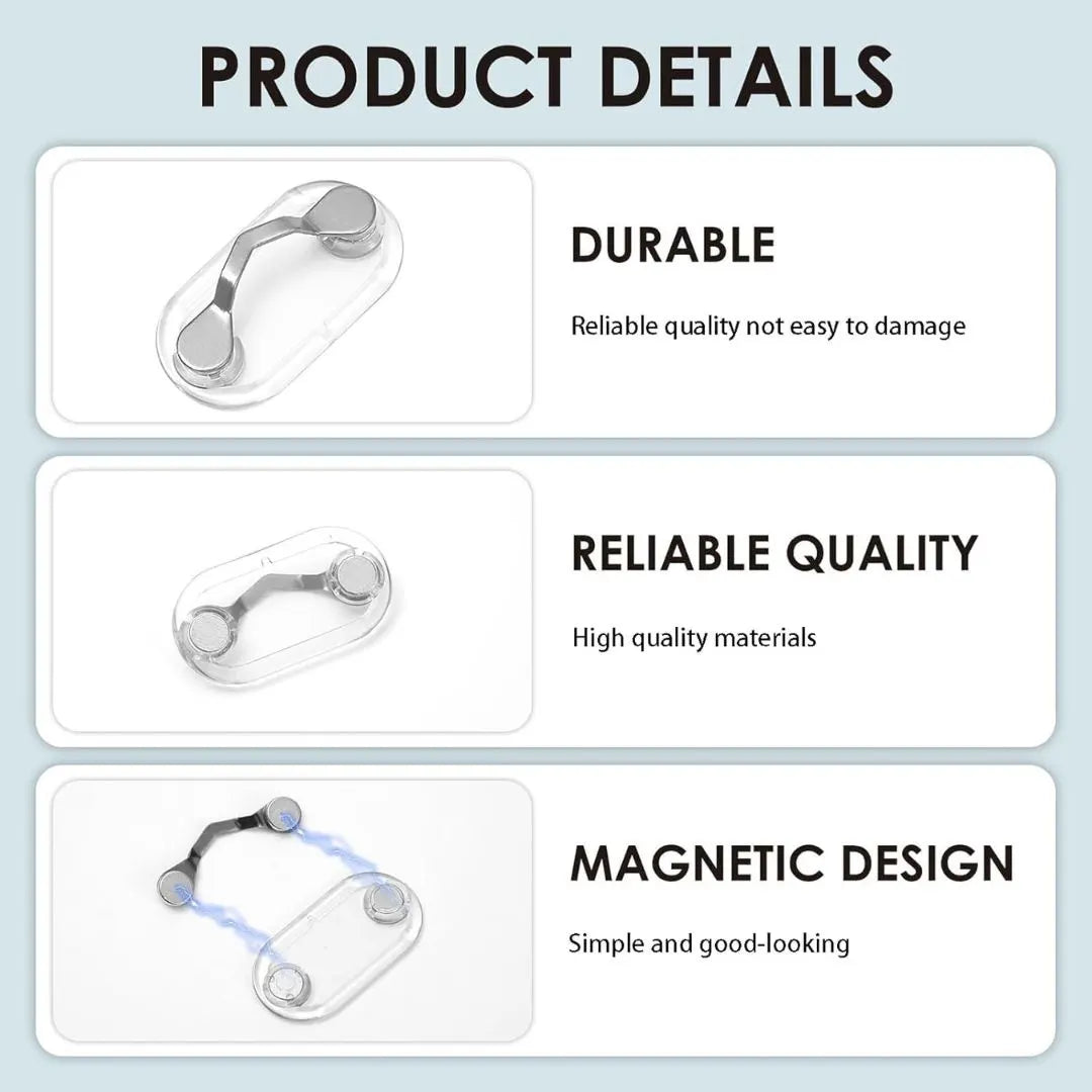 Magnetic Glasses Holder for Spectacles and Eyewear