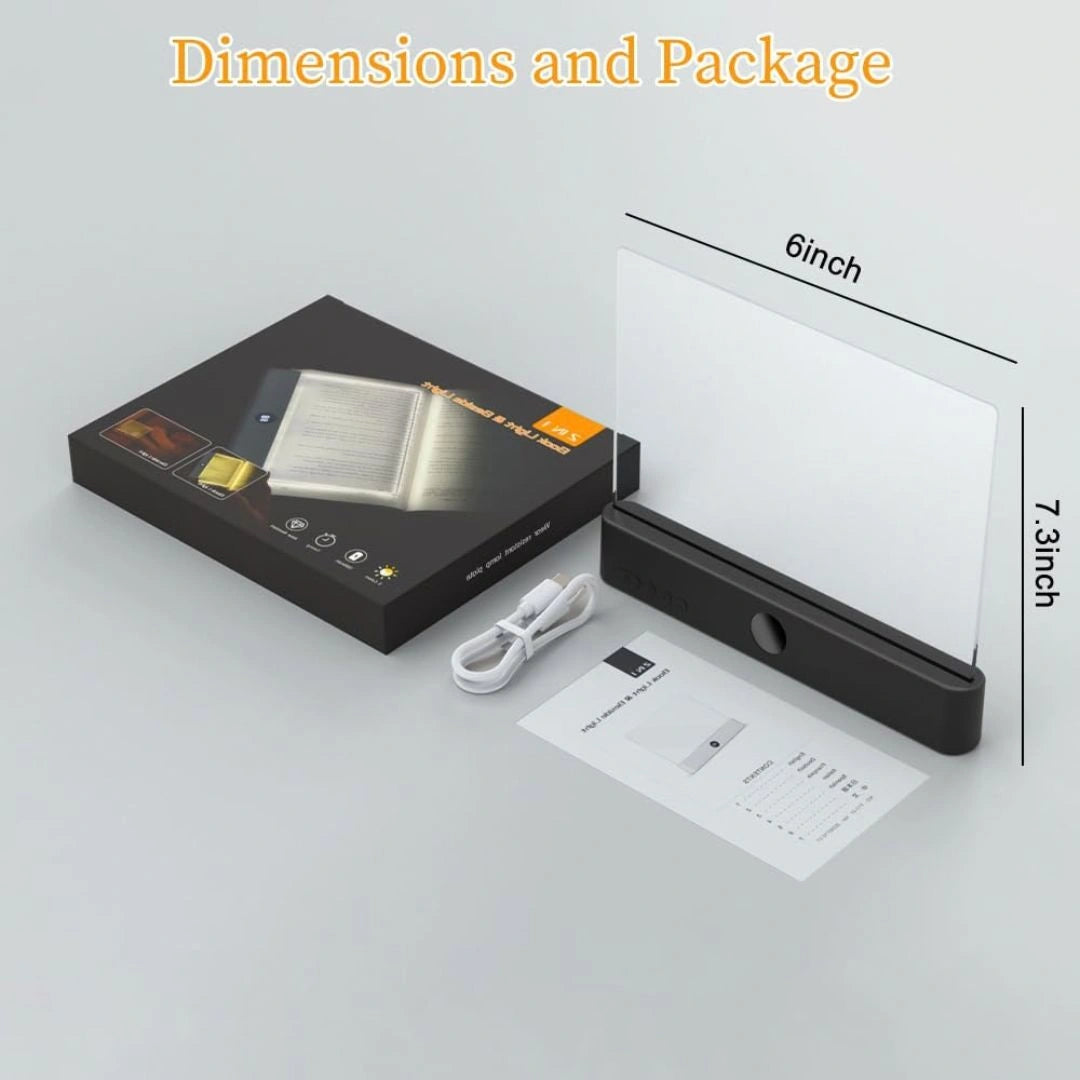 LED Flat Book Lights for Reading in Bed at Night