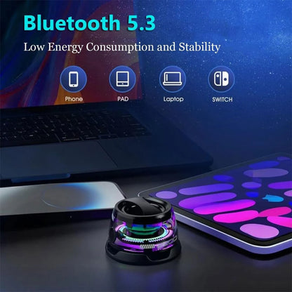 Portable Bluetooth Speaker with RGB Light