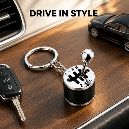 6 Speed Gear Shift Keychain