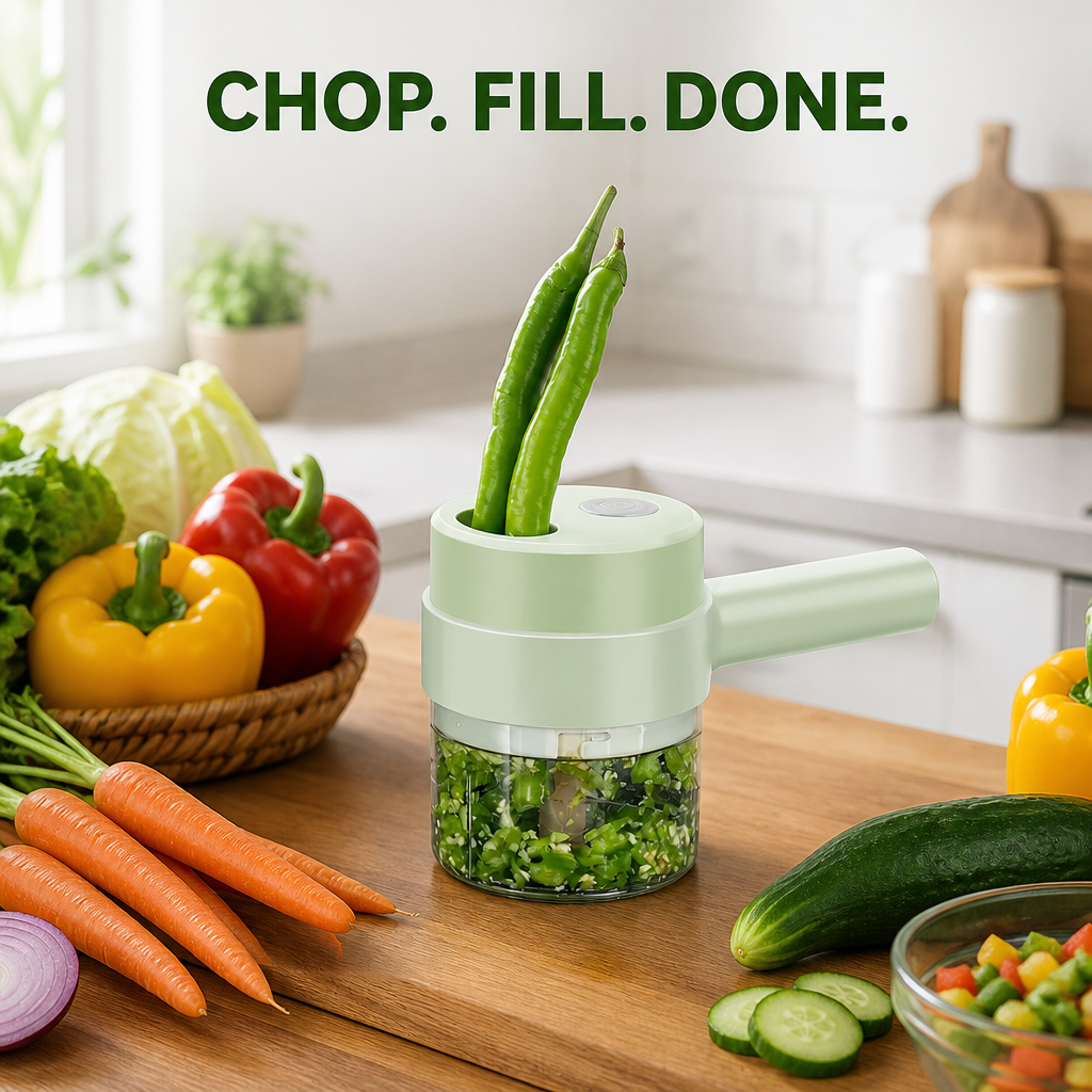 Handheld Electric Vegetable Cutter