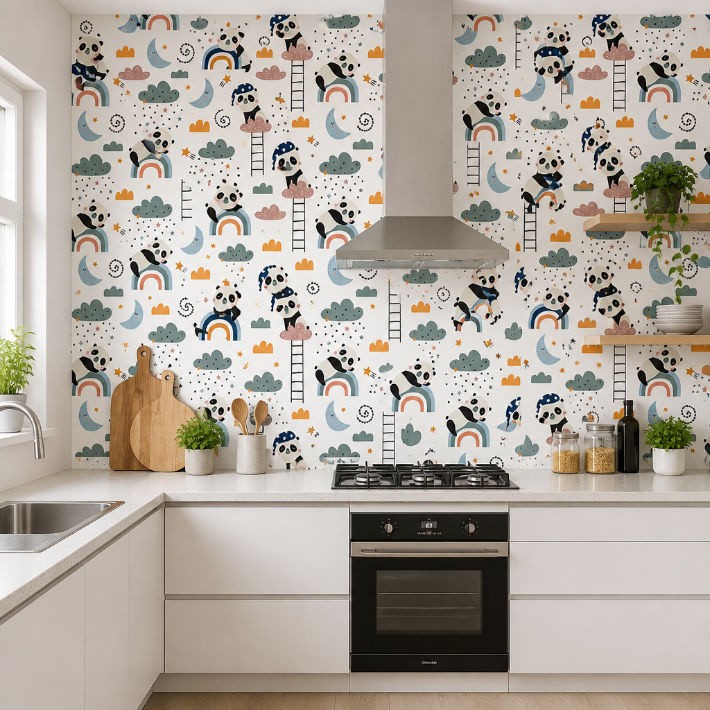 Waterproof Kitchen Wallpaper