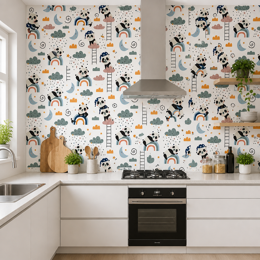 Waterproof Kitchen Wallpaper