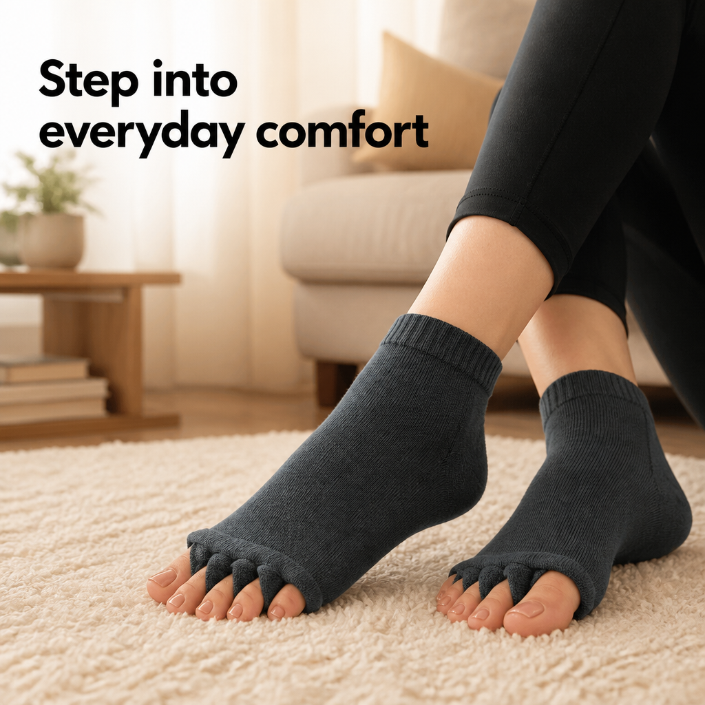 Grey Foot Alignment Socks(1 Pair)