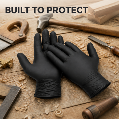Heavy Duty Nitrile Gloves (Pack Of 50Pcs)