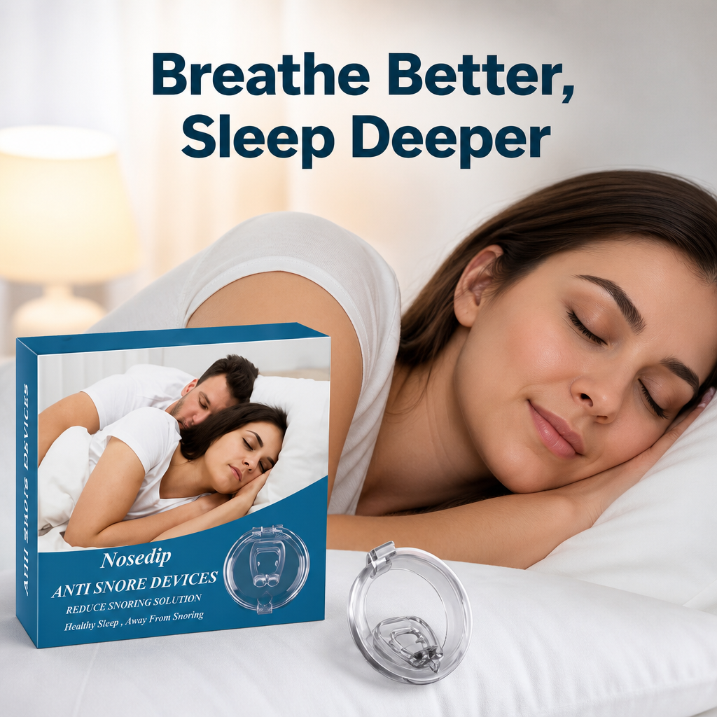 Magnetic Anti Snore Nose Clip(Buy 1 Get 1 Free)