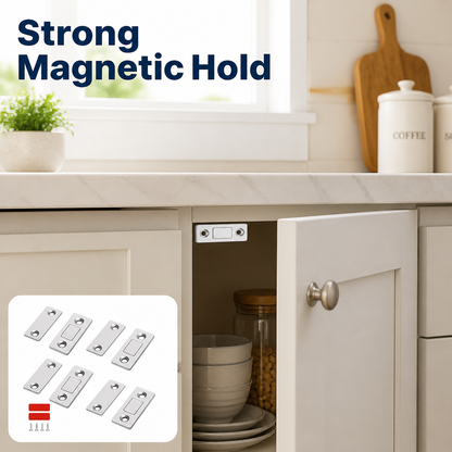 Ultra Thin Cabinet Magnetic Catch(Pack Of 4)