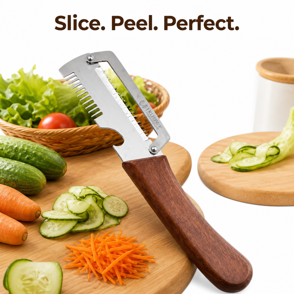 Wooden Handle Vegetable Peeler Knife