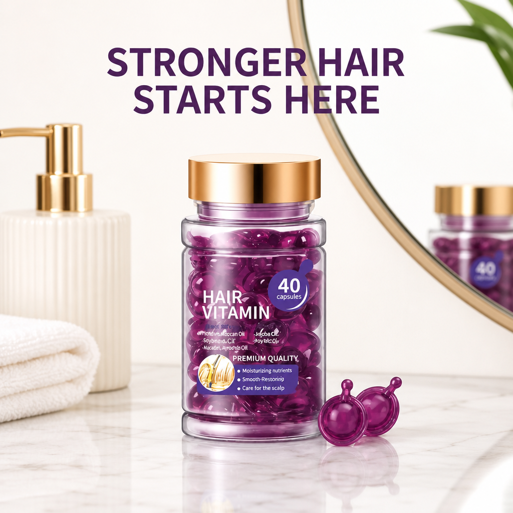 Premium Hair Vitamin Capsules (Pack Of 10 Pcs)