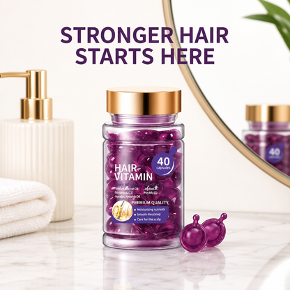 Premium Hair Vitamin Capsules (Pack Of 10 Pcs)