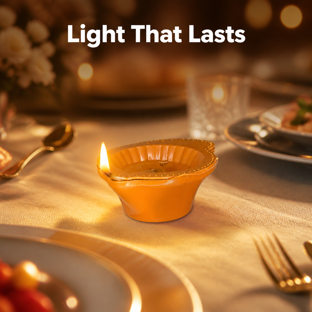 Water-Activated Light Diya(Set Of 6 Pcs)