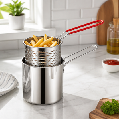 Stainless Steel Deep Frying Pot