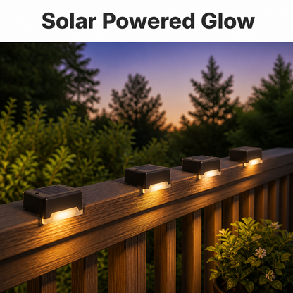 Solar Deck Lights (Pack Of 4)