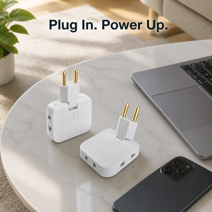 3-in-1 Foldable Plug
