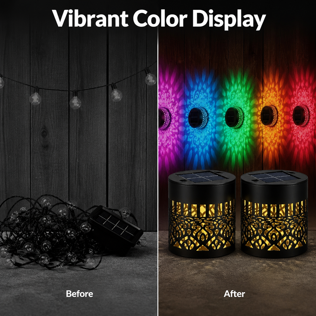 Color-Changing Solar Lanterns