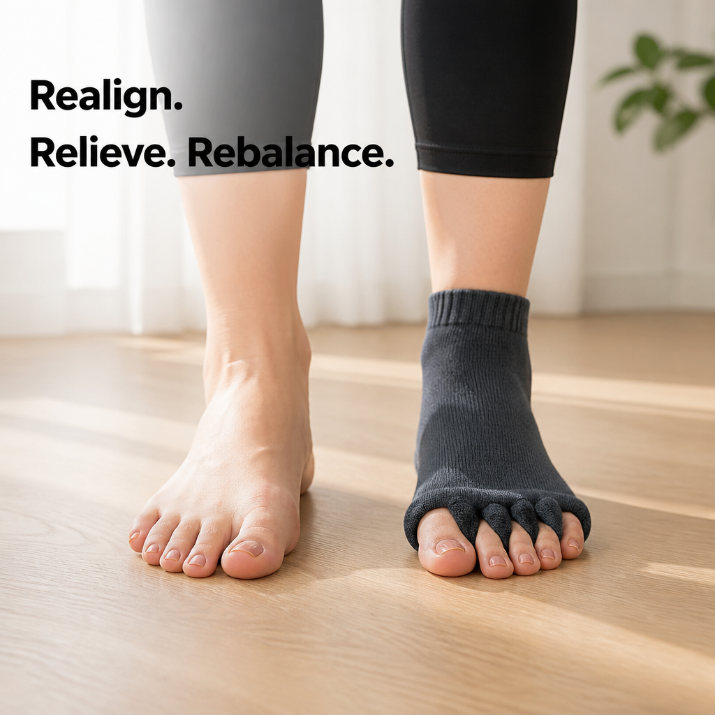 Grey Foot Alignment Socks(1 Pair)