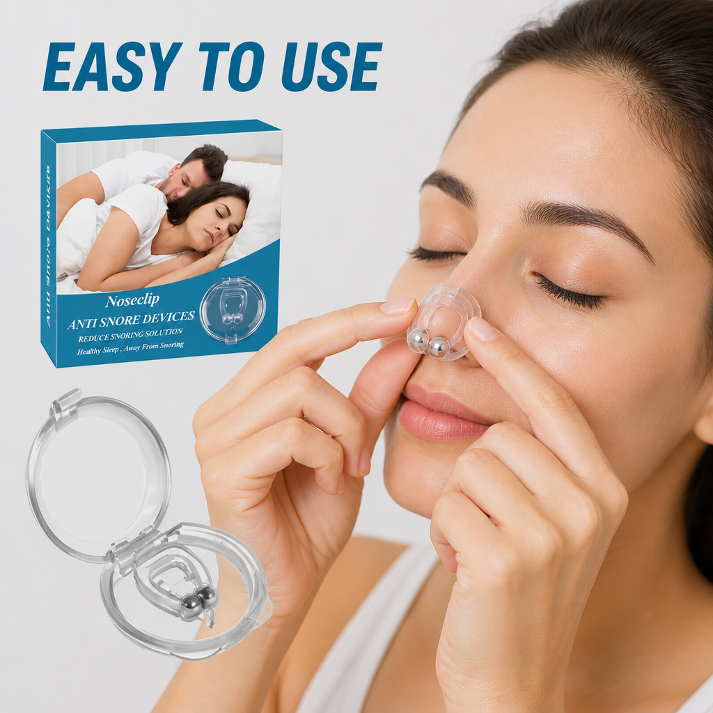 Magnetic Anti Snore Nose Clip(Buy 1 Get 1 Free)