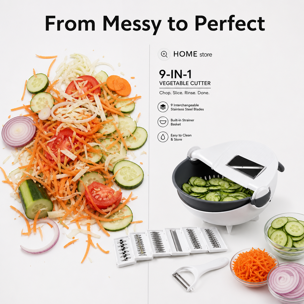 9-in-1 Smart Vegetable Cutter