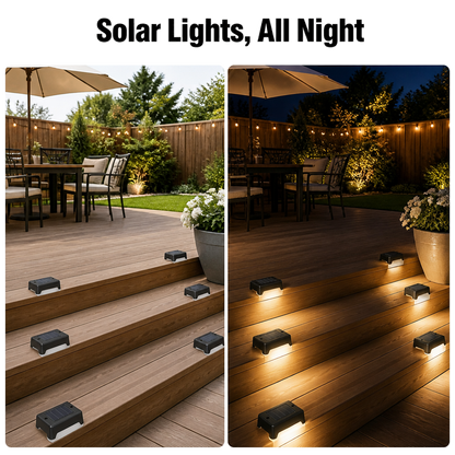 Solar Deck Lights (Pack Of 4)