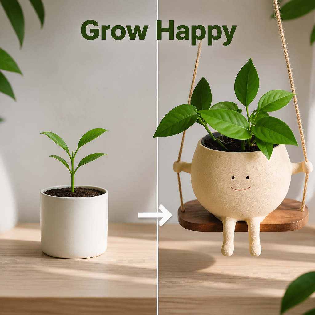 Cheerful Hanging Planter