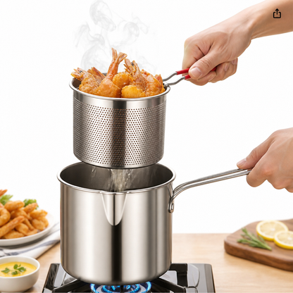 Stainless Steel Deep Frying Pot