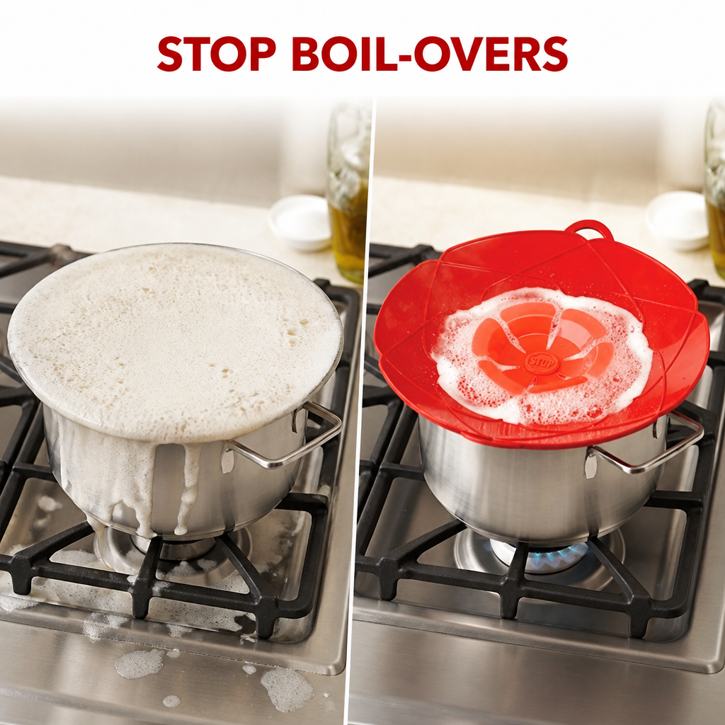 Silicone Spill Stopper Lid