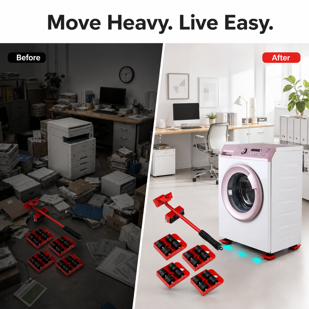 Heavy Lifting Furniture Mover with Roller