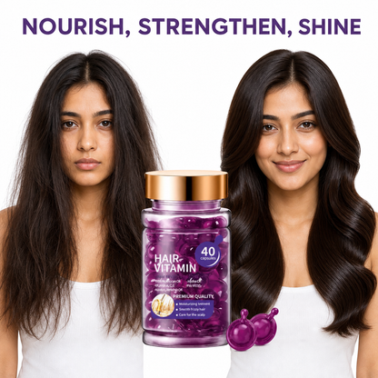 Premium Hair Vitamin Capsules (Pack Of 10 Pcs)