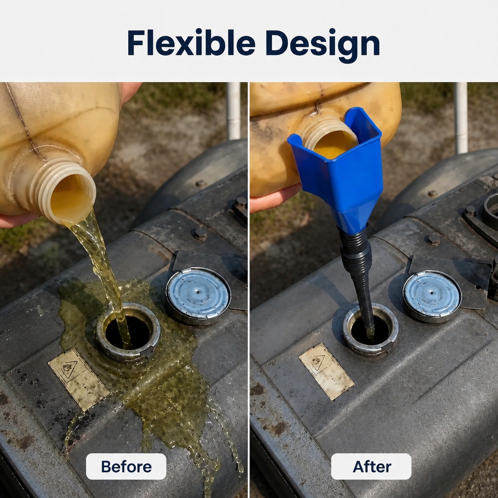 Flexible Fuel Funnel