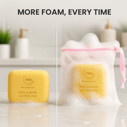 Bubble Foam Soap Net(Pack Of 4Pcs)