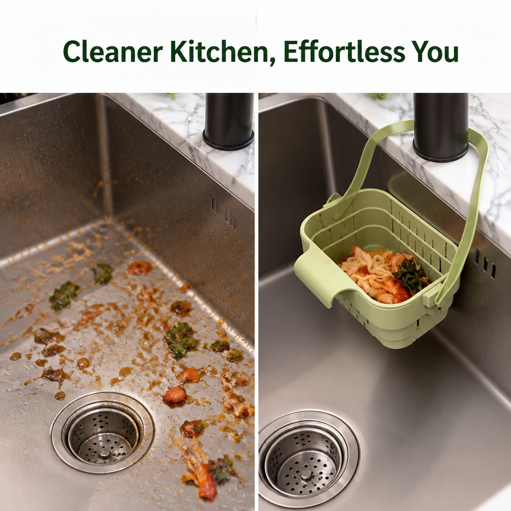 Foldable Sink Drain Basket