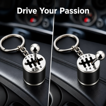 6 Speed Gear Shift Keychain