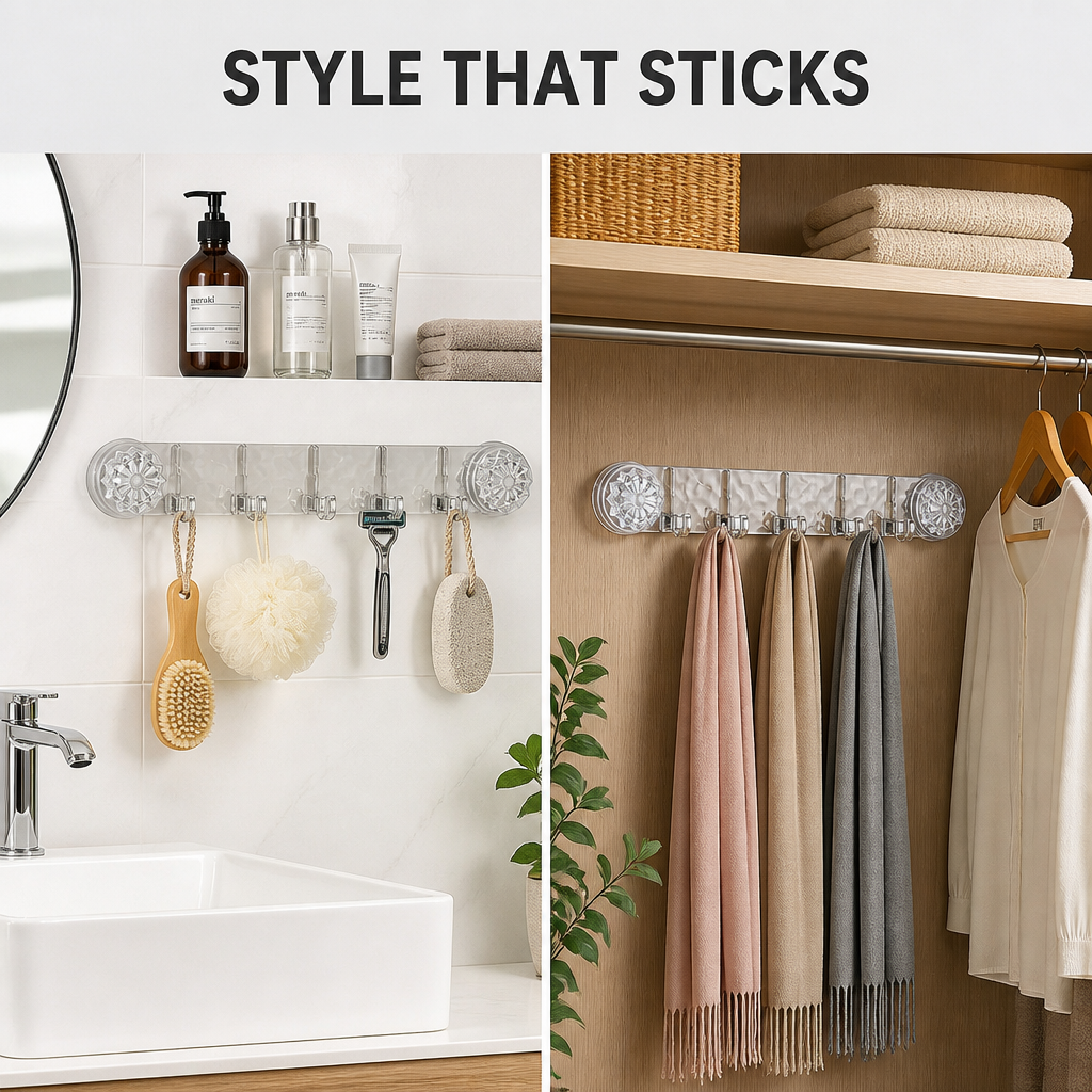Wall-Mounted Suction Hook Rack(Buy 1 Get 1 Free)