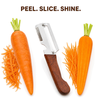 Wooden Handle Vegetable Peeler Knife