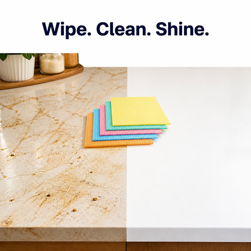 Reusable Sponge Wipes(Pack of 5)