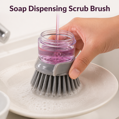 Soap Dispensing Scrub Brush