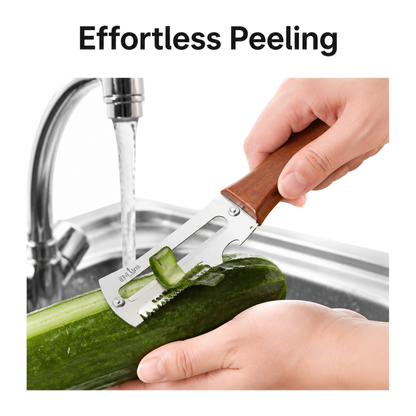 Wooden Handle Vegetable Peeler Knife