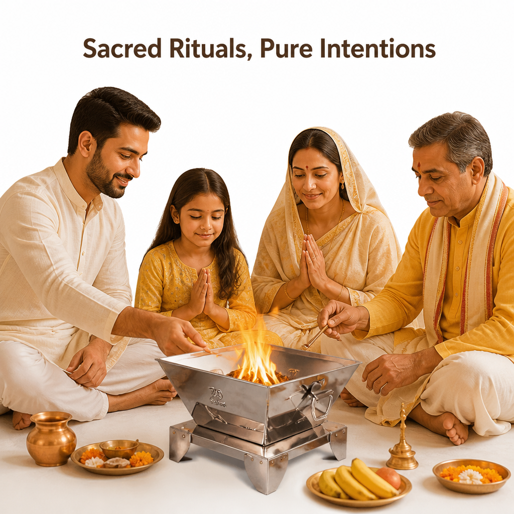 Stainless Steel Hawan Kund