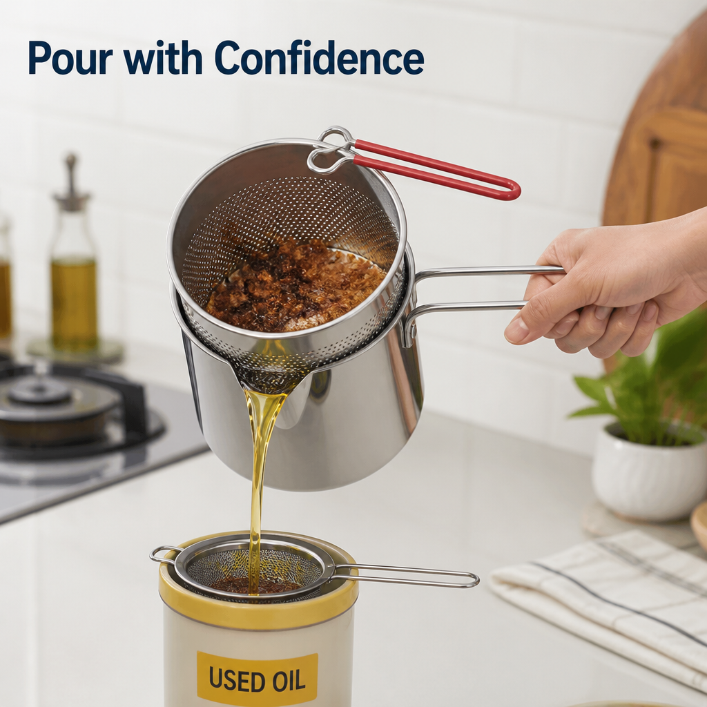 Stainless Steel Deep Frying Pot