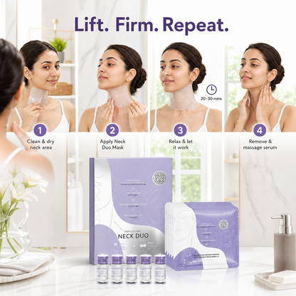 NECK DUO Firming Neck Mask(Pack Of 5)