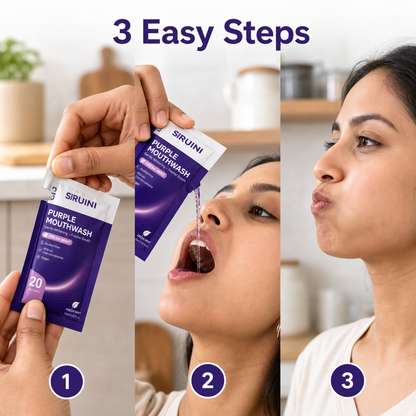 Purple Mouthwash Sachets (Pack Of 20)
