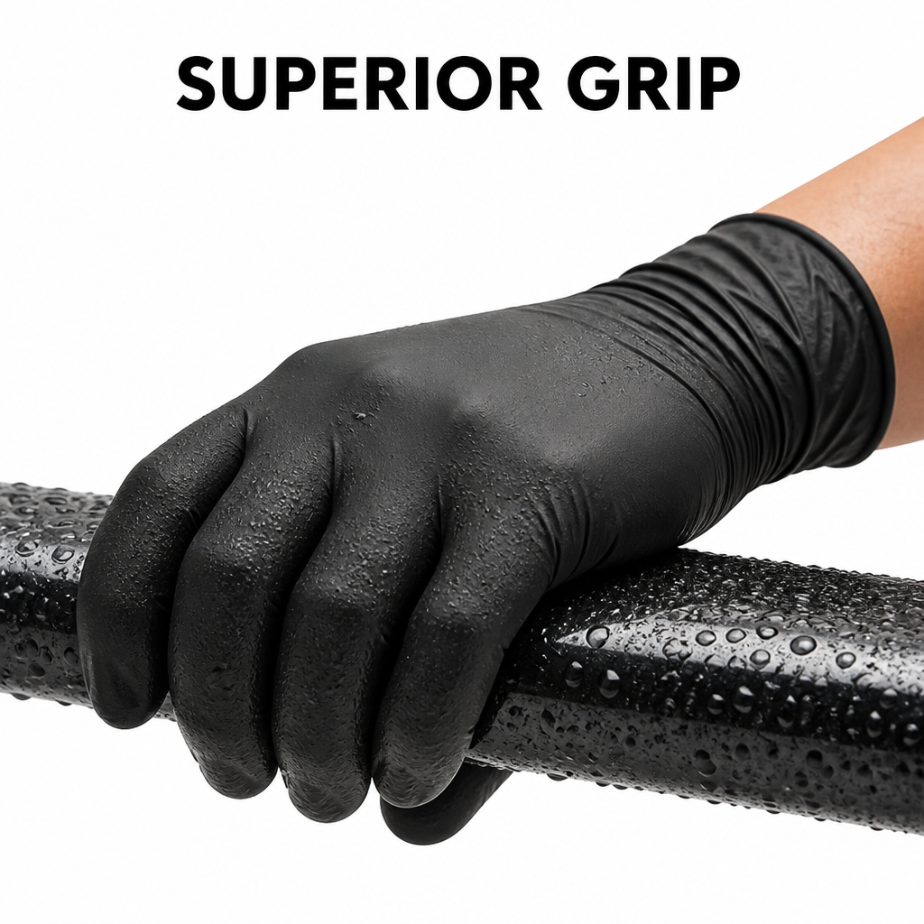 Heavy Duty Nitrile Gloves (Pack Of 50Pcs)