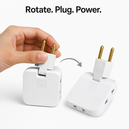 3-in-1 Foldable Plug
