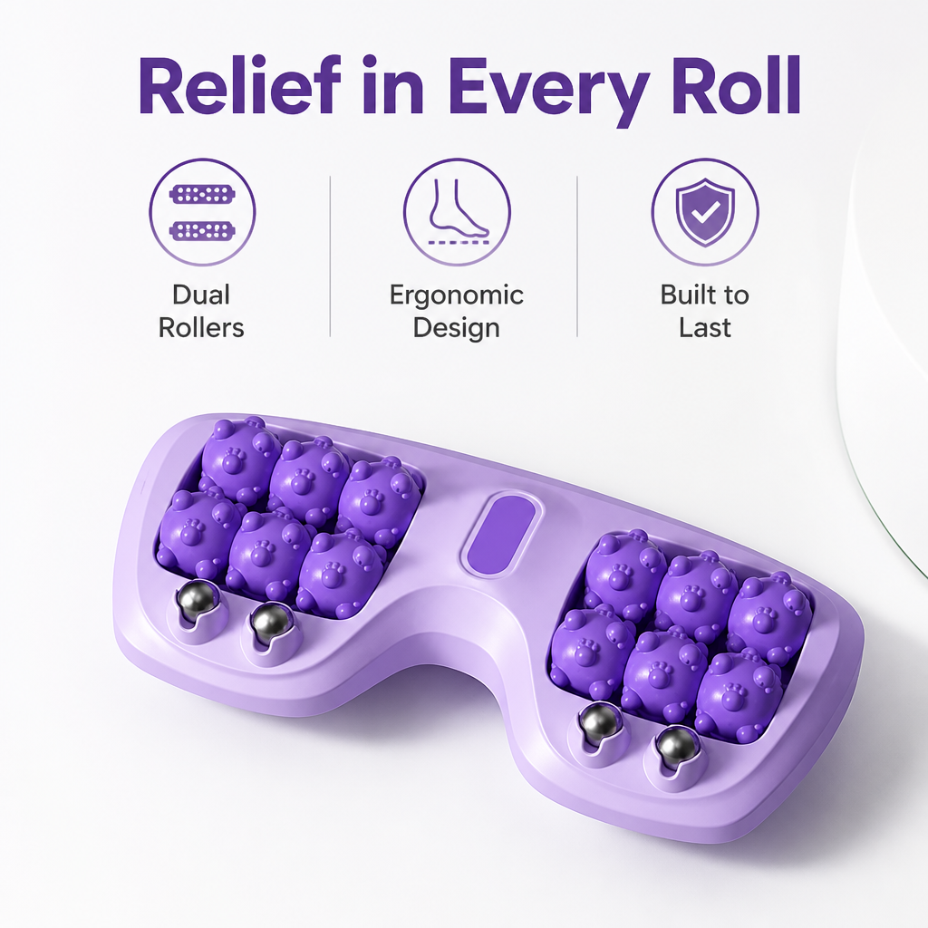 Manual Dual Foot Massage Roller