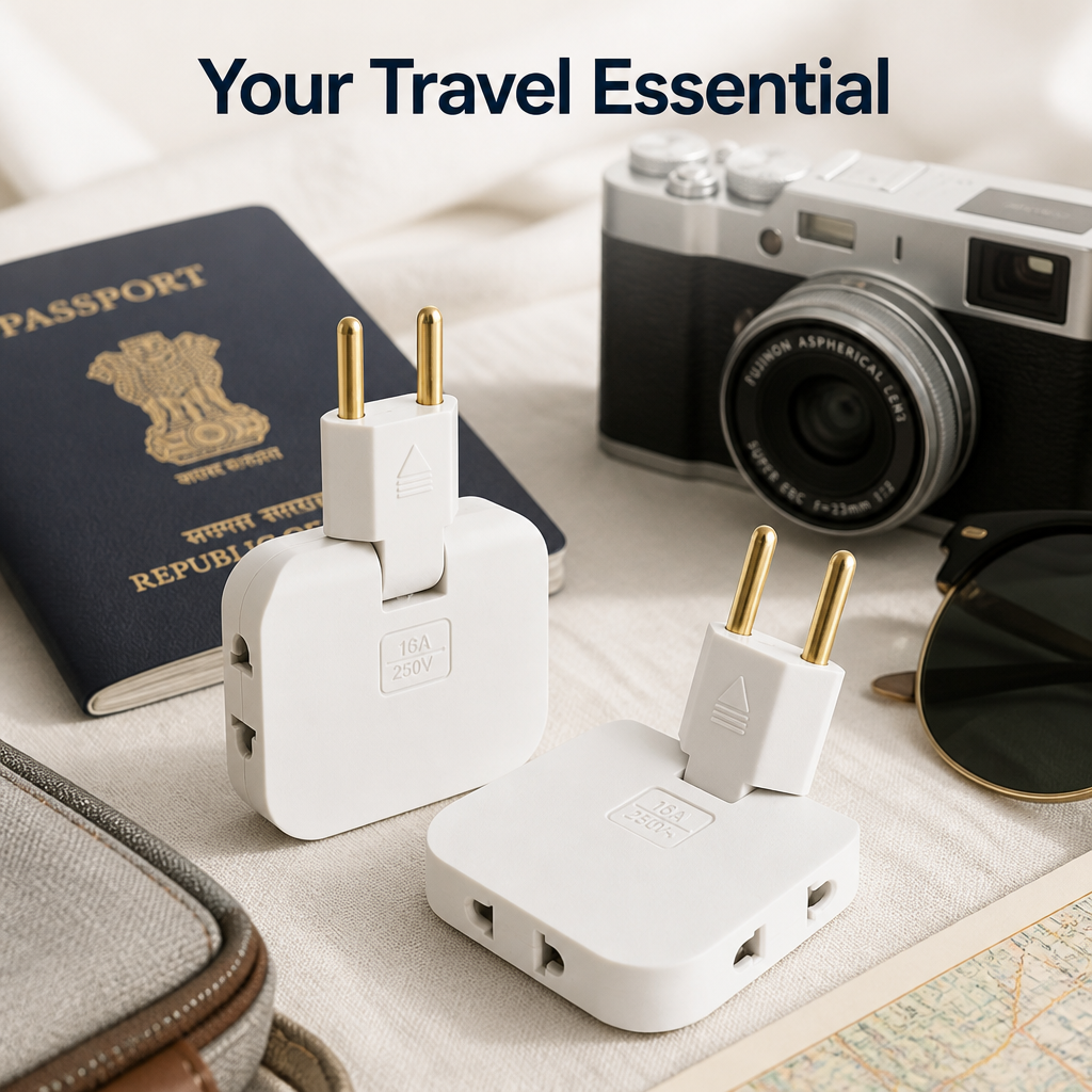 3-in-1 Foldable Plug