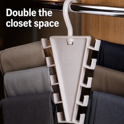 V-Shaped Closet Space Saver