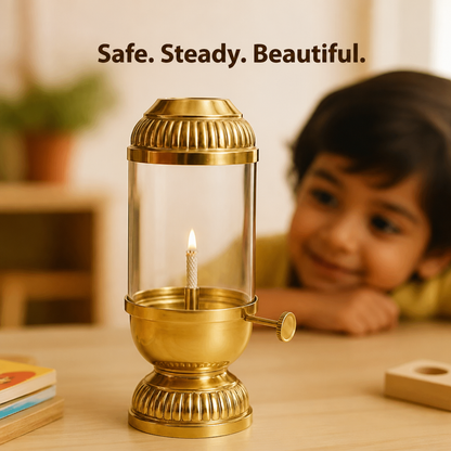 Adjustable Akhand Diya for Pooja