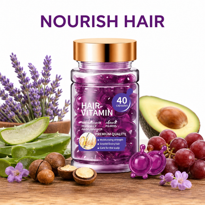 Premium Hair Vitamin Capsules (Pack Of 10 Pcs)