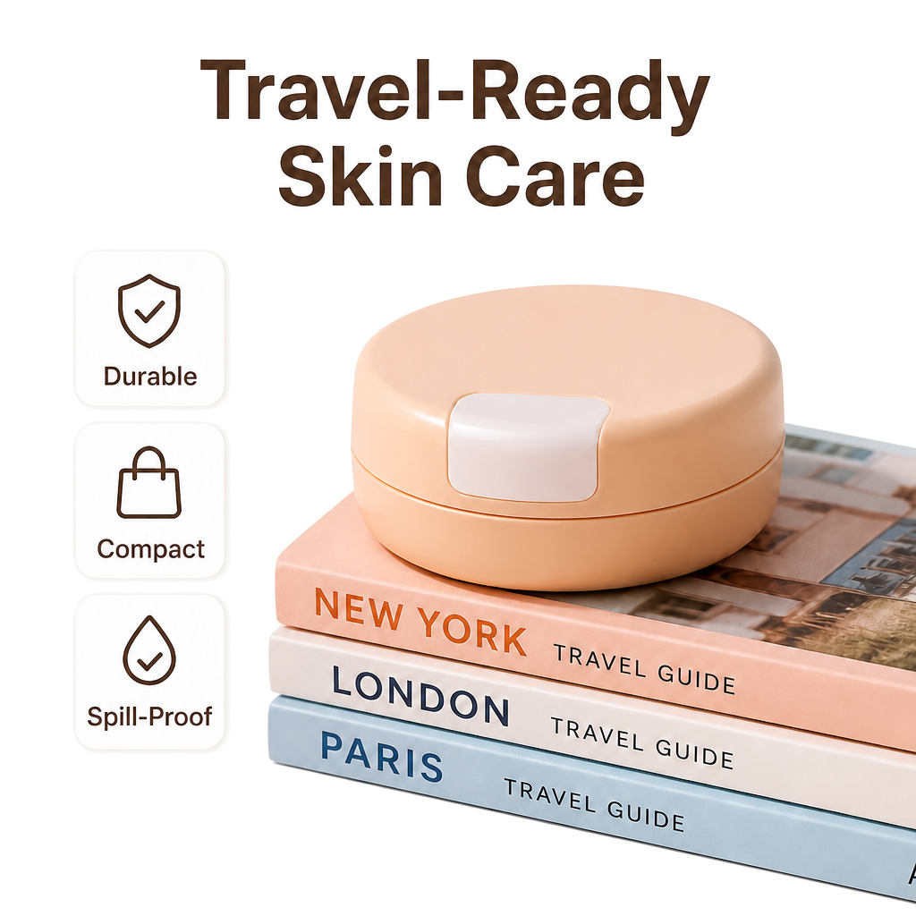 Magnetic Travel Container