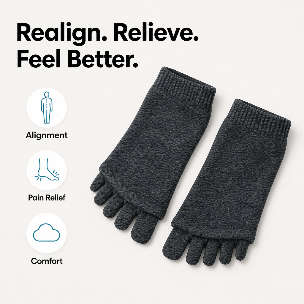 Grey Foot Alignment Socks(1 Pair)